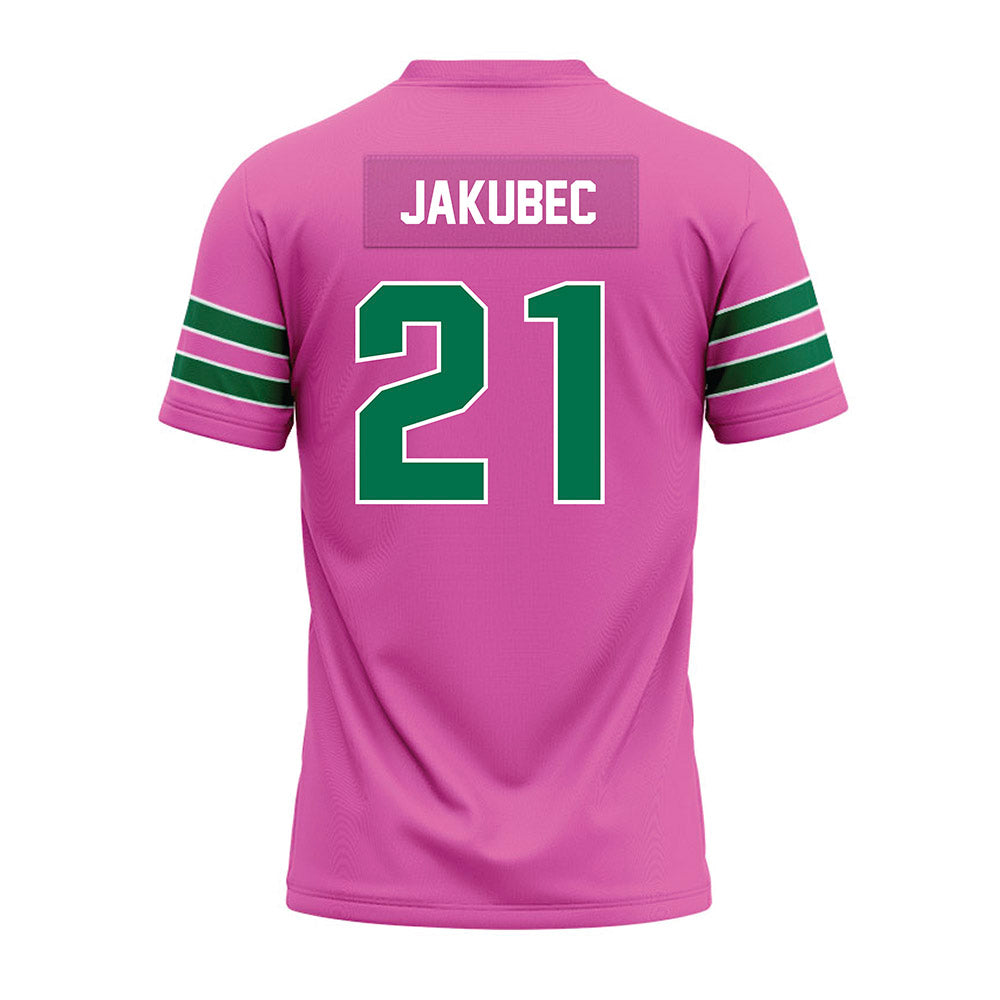 UAB - NCAA Football : Troy Jakubec - Pink Premium Football Jersey