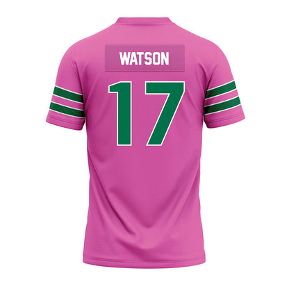 UAB - NCAA Football : Tariq Watson - Pink Premium Football Jersey