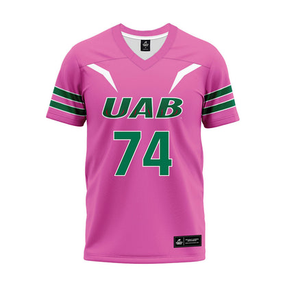 UAB - NCAA Football : Barry Walker - Pink Premium Football Jersey