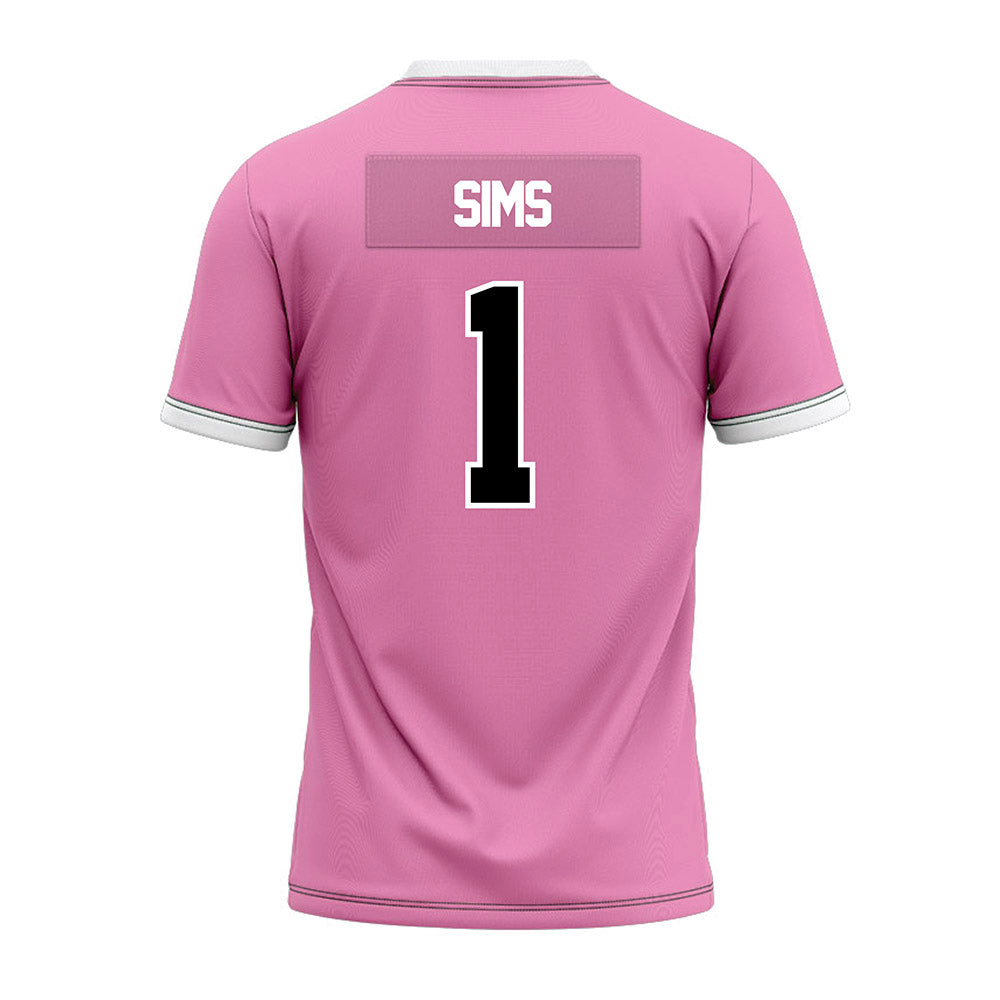 William & Mary - NCAA Football : Tariq Sims - Premium Football Jersey-1