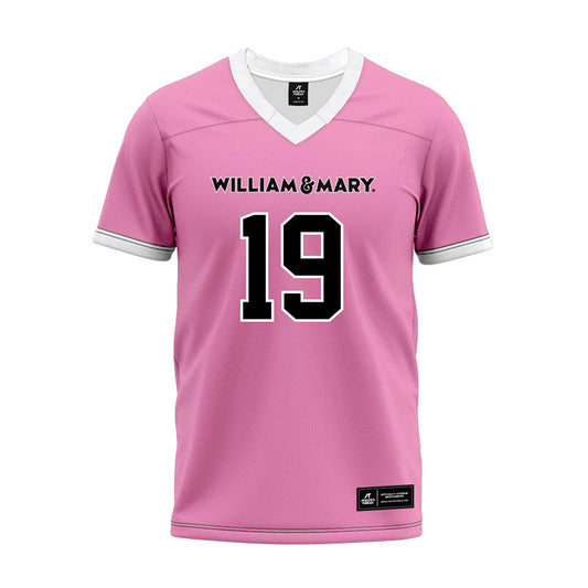 William & Mary - NCAA Football : Justin Hiller - Premium Football Jersey-0