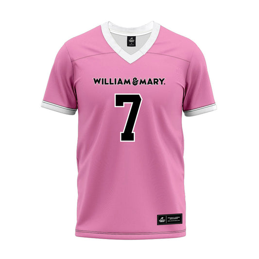 William & Mary - NCAA Football : Deven Thompson - Premium Football Jersey-0