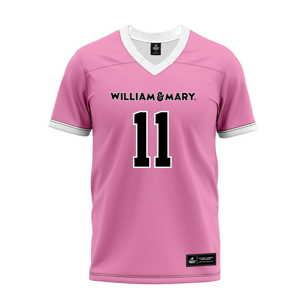 William & Mary - NCAA Football : Xavier Dillard - Premium Football Jersey-0