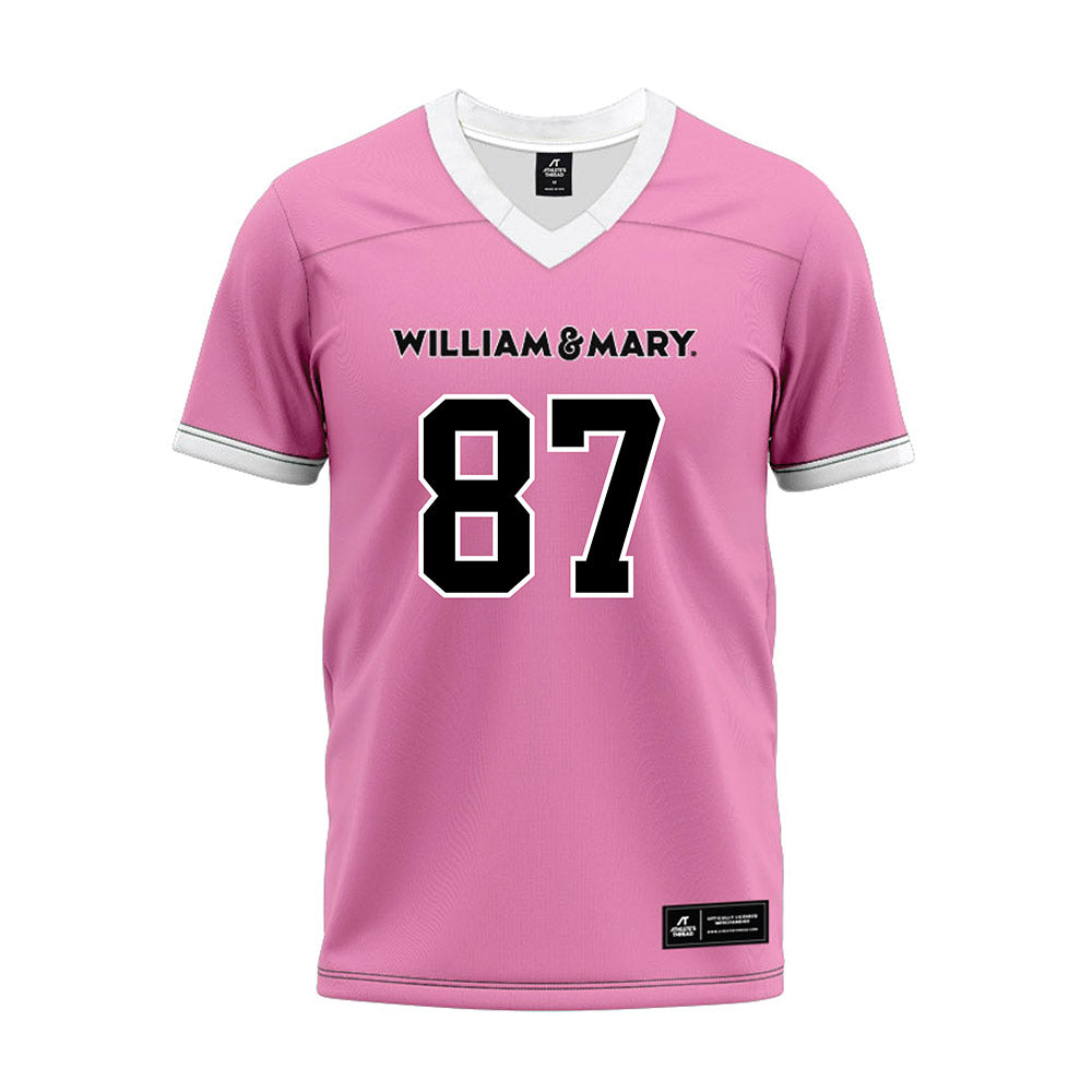 William & Mary - NCAA Football : Sean McElwain - Premium Football Jersey-0