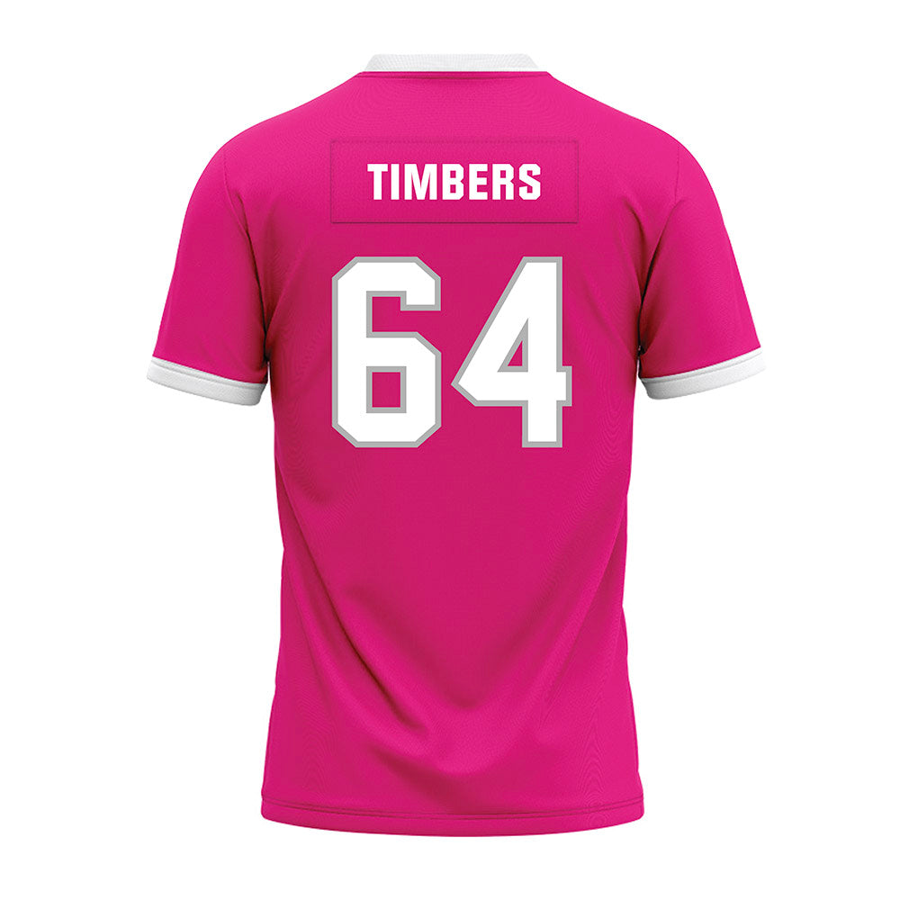 Troy - NCAA Football : Ricky Timbers - Pink Premium Football Jersey-1