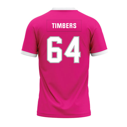 Troy - NCAA Football : Ricky Timbers - Pink Premium Football Jersey-1