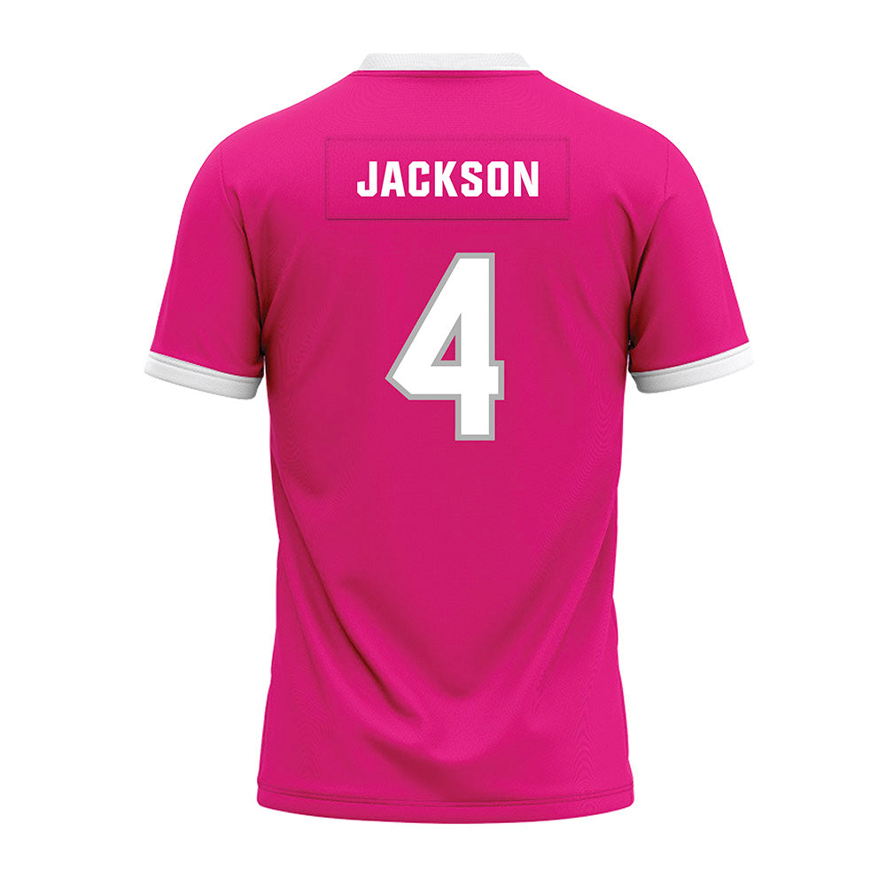 Troy - NCAA Football : Brendan Jackson - Pink Premium Football Jersey-1