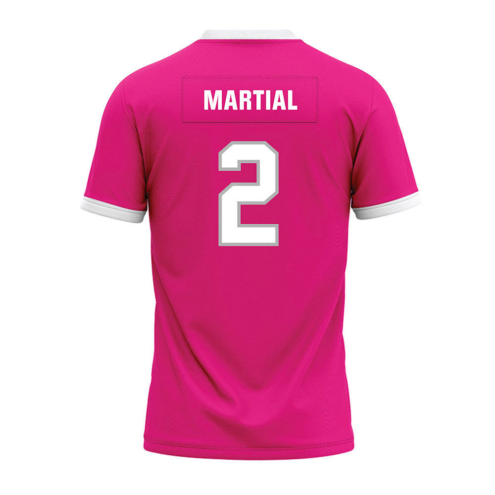 Troy - NCAA Football : Carlton Martial - Pink Premium Football Jersey