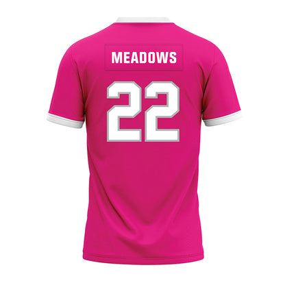 Troy - NCAA Football : Tae Meadows - Pink Premium Football Jersey-1