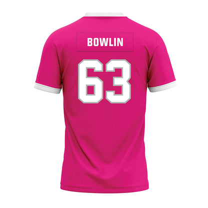 Troy - NCAA Football : Gavin Bowlin - Pink Premium Football Jersey-1