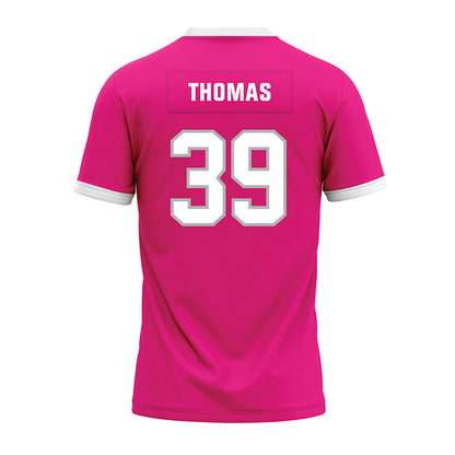 Troy - NCAA Football : JaQueraius Thomas - Pink Premium Football Jersey-1