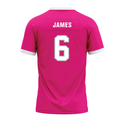 Troy - NCAA Football : Jack James - Pink Premium Football Jersey-1