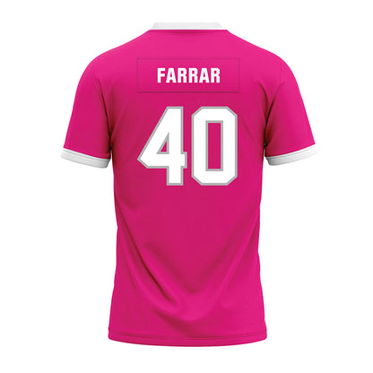 Troy - NCAA Football : Joe Farrar - Pink Premium Football Jersey