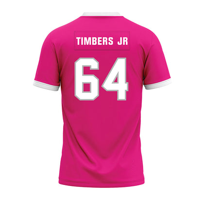 Troy - NCAA Football : Ricky Timbers Jr - Pink Premium Football Jersey-1