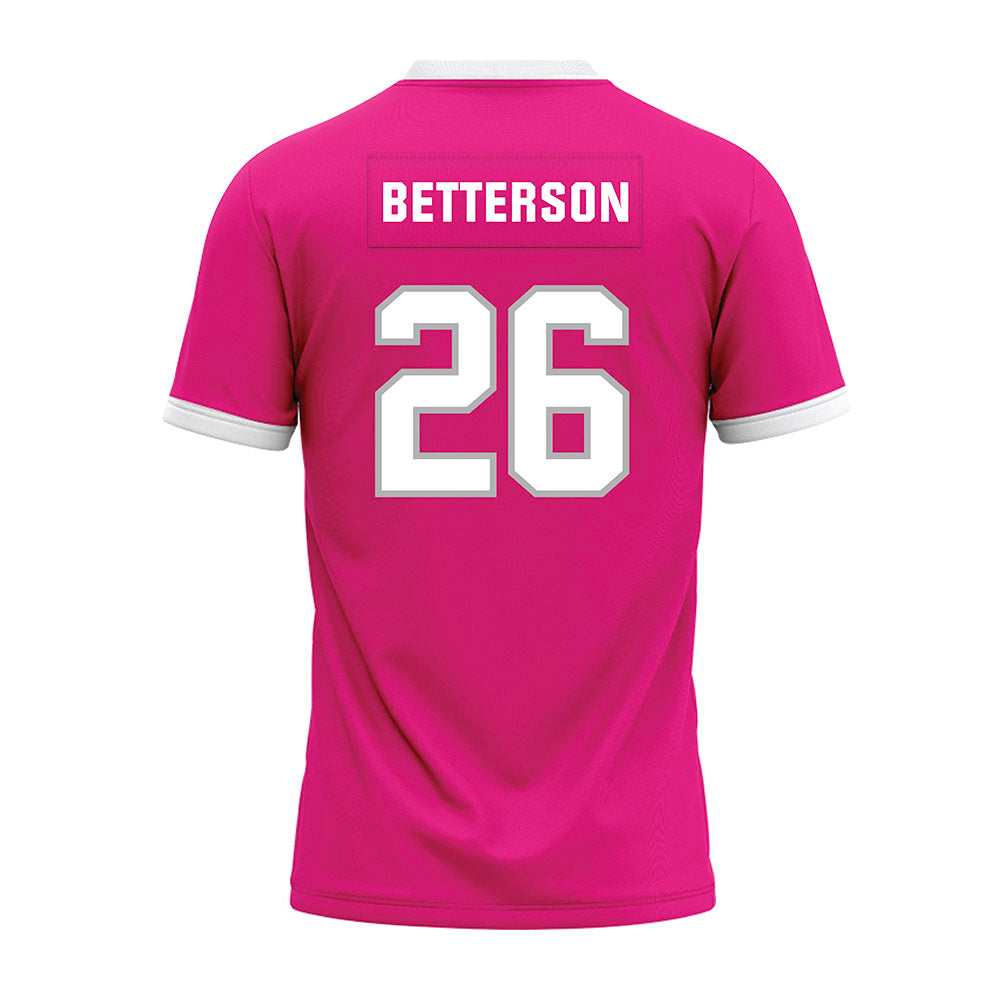 Troy - NCAA Football : Dewhitt Betterson - Pink Premium Football Jersey