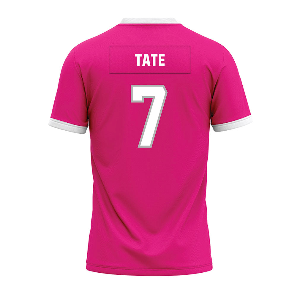 Troy - NCAA Football : Kristian Tate - Pink Premium Football Jersey-1