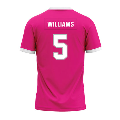 Troy - NCAA Football : Jah-Mal Williams - Pink Premium Football Jersey