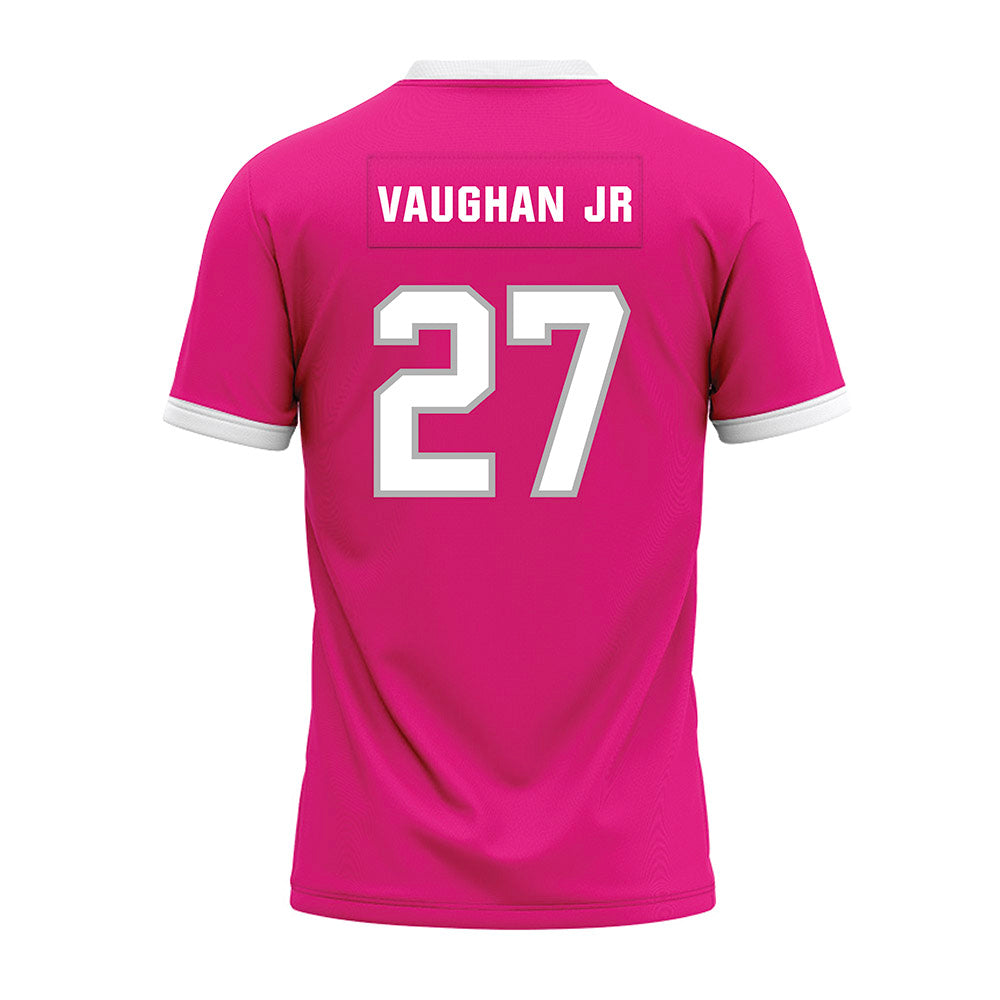 Troy - NCAA Football : OJ Vaughan Jr - Pink Premium Football Jersey-1