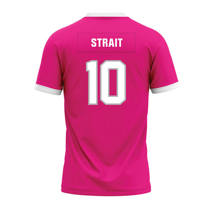 Troy - NCAA Football : Jabari Strait - Pink Premium Football Jersey-1
