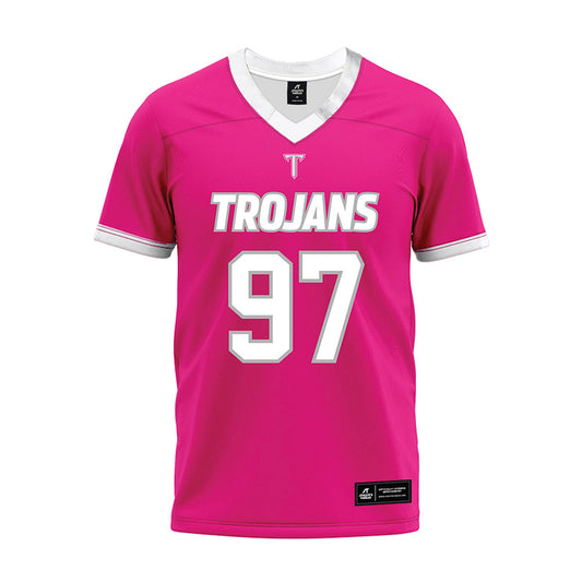 Troy - NCAA Football : Kenny Reedy Jr - Pink Premium Football Jersey