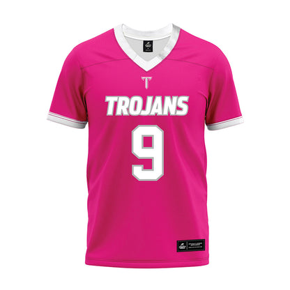 Troy - NCAA Football : William Crowder - Pink Premium Football Jersey