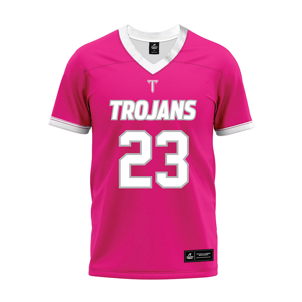 Troy - NCAA Football : KC Bradford - Pink Premium Football Jersey-0