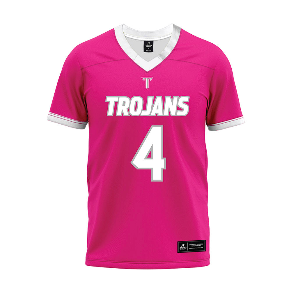 Troy - NCAA Football : Brendan Jackson - Pink Premium Football Jersey-0