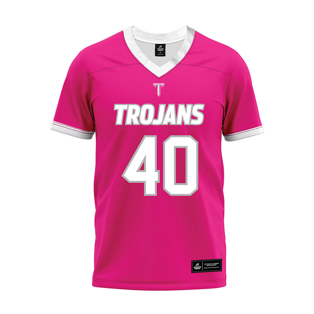 Troy - NCAA Football : Scott Renfroe - Pink Premium Football Jersey