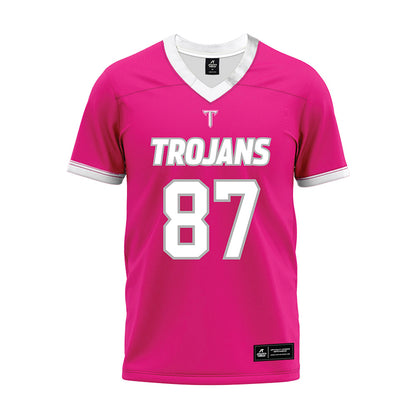 Troy - NCAA Football : Colton Walls - Pink Premium Football Jersey