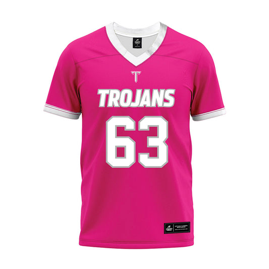 Troy - NCAA Football : Gavin Bowlin - Pink Premium Football Jersey-0