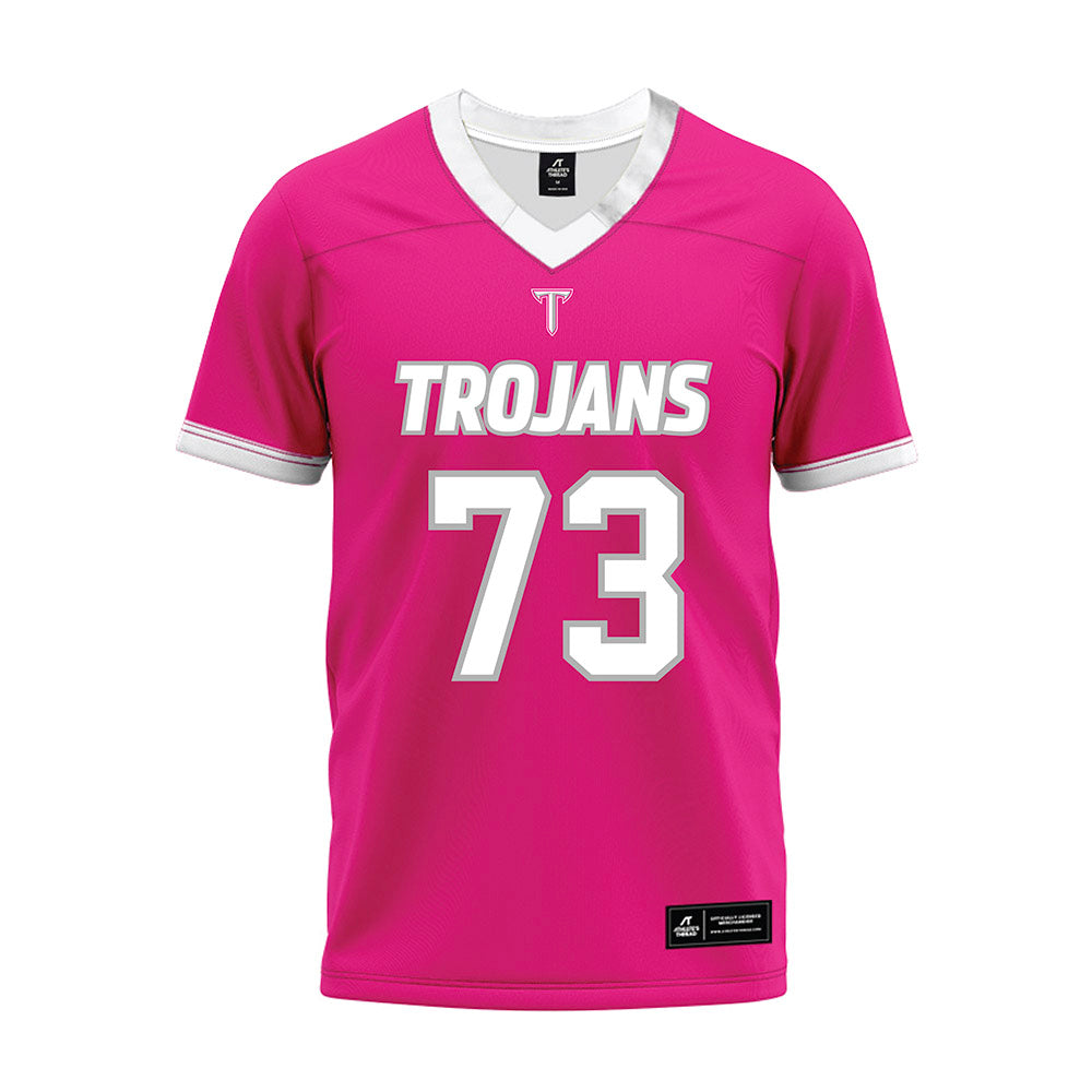 Troy - NCAA Football : Tyler Bell - Pink Premium Football Jersey-0