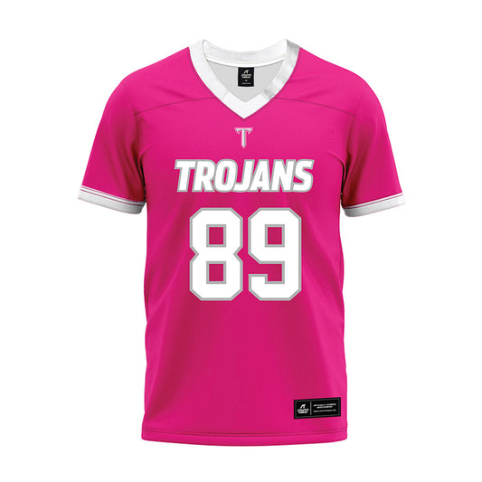 Troy - NCAA Football : Trae Swartz - Pink Premium Football Jersey-0