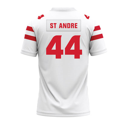 Louisiana - NCAA Football : Jake St Andre - White Premium Football Jersey