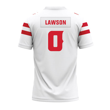 Louisiana - NCAA Football : Jordan Lawson - White Premium Football Jersey