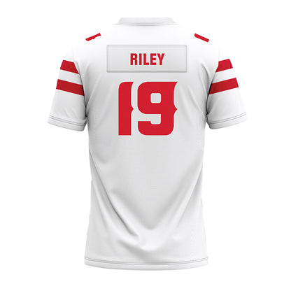 Louisiana - NCAA Football : Cameron Riley - White Premium Football Jersey-1