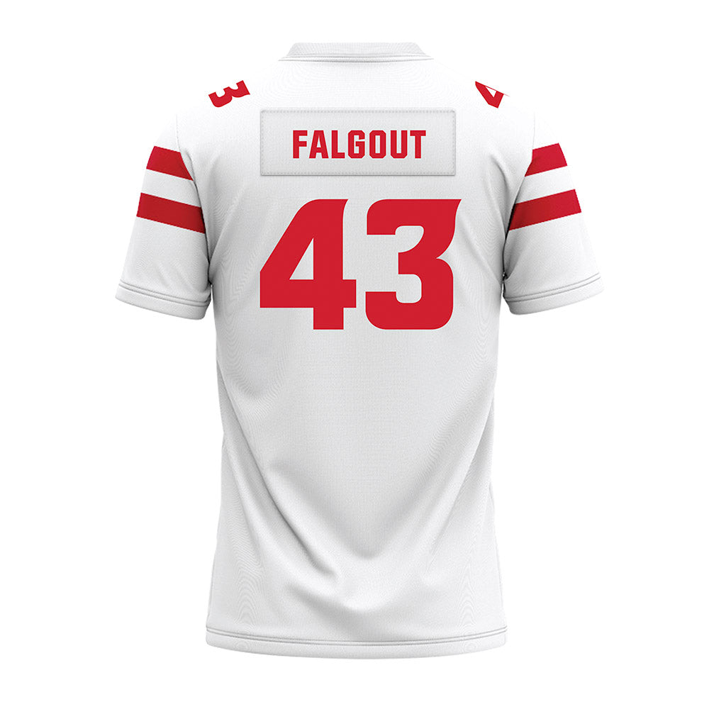 Louisiana - NCAA Football : Aiden Falgout - White Premium Football Jersey-1