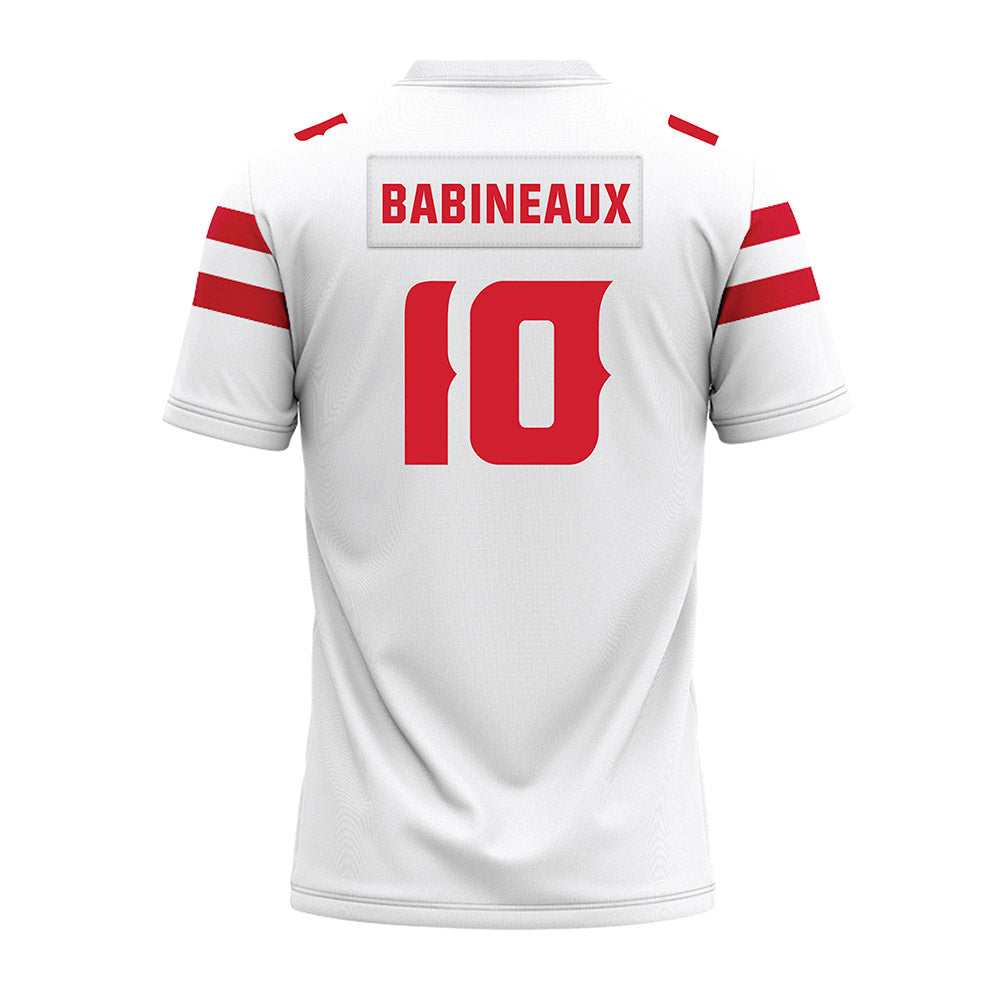 Louisiana - NCAA Football : Russell Babineaux - White Premium Football Jersey-1