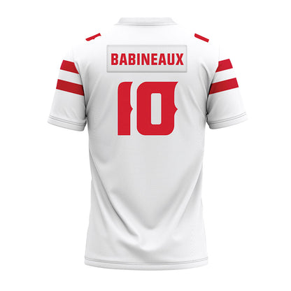 Louisiana - NCAA Football : Russell Babineaux - White Premium Football Jersey-1