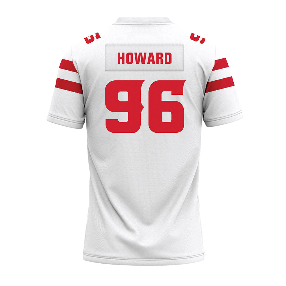Louisiana - NCAA Football : Chase Howard - White Premium Football Jersey-1