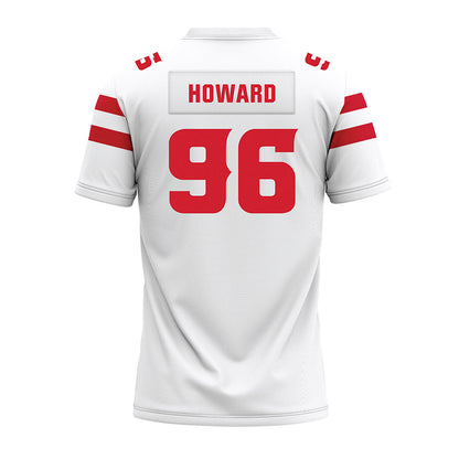 Louisiana - NCAA Football : Chase Howard - White Premium Football Jersey-1