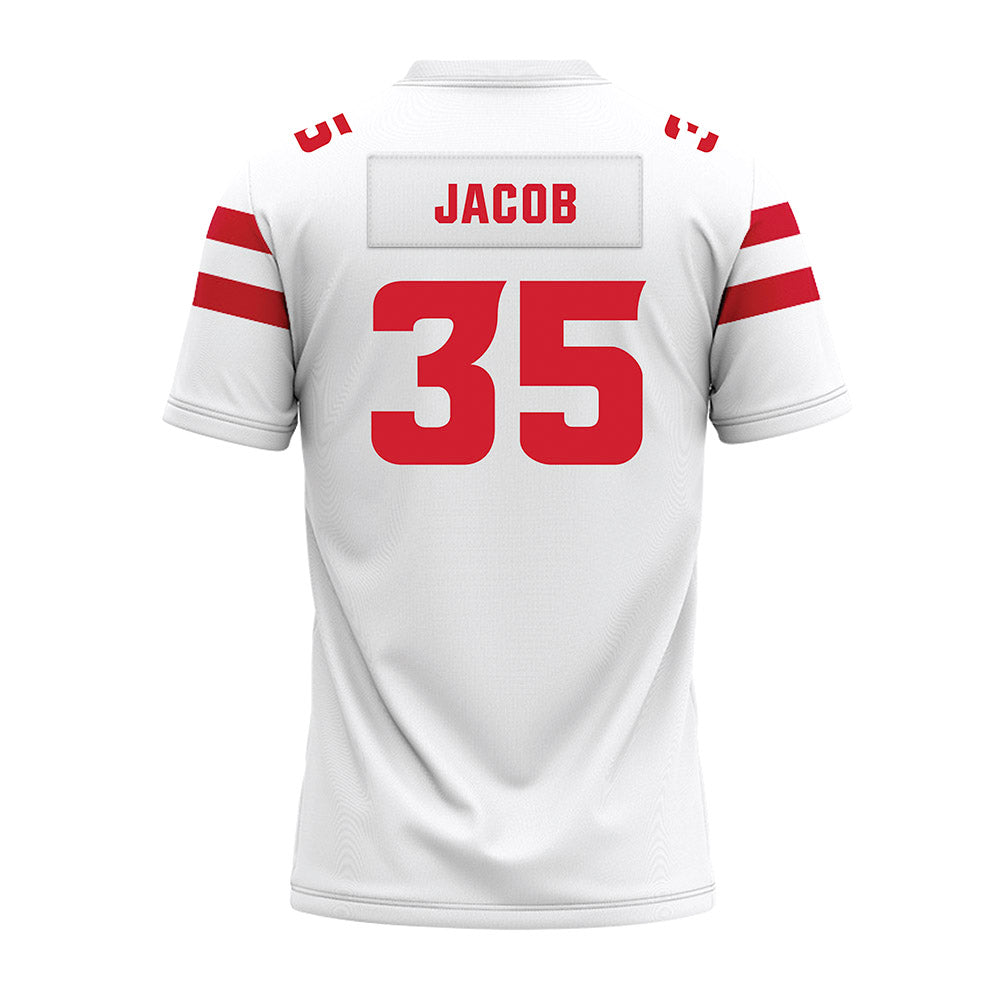 Louisiana - NCAA Football : Collin Jacob - White Premium Football Jersey-1