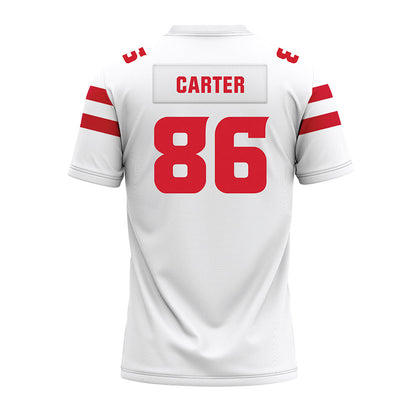 Louisiana - NCAA Football : Terrance Carter - White Premium Football Jersey