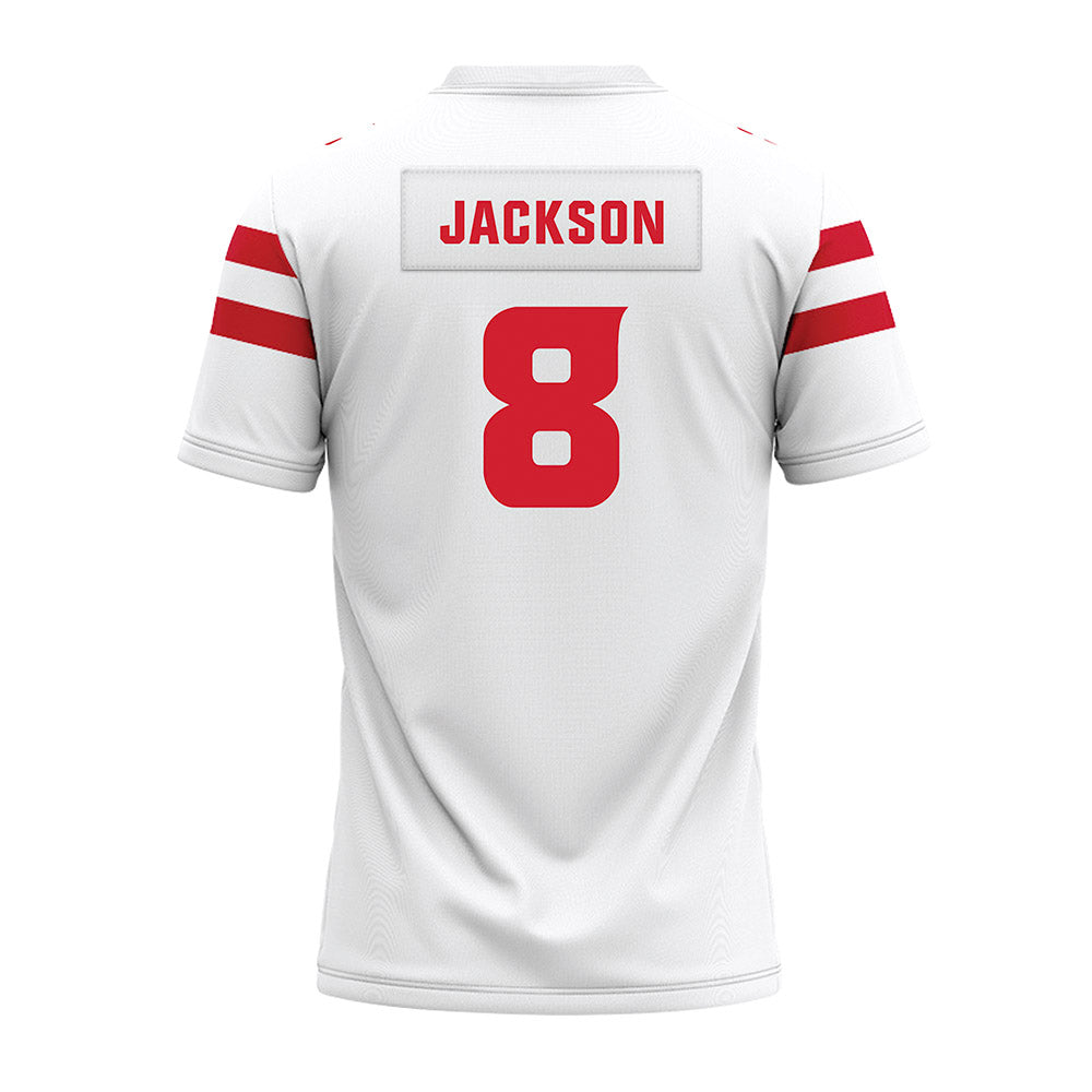 Louisiana - NCAA Football : Kody Jackson - White Premium Football Jersey-1