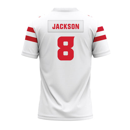 Louisiana - NCAA Football : Kody Jackson - White Premium Football Jersey-1