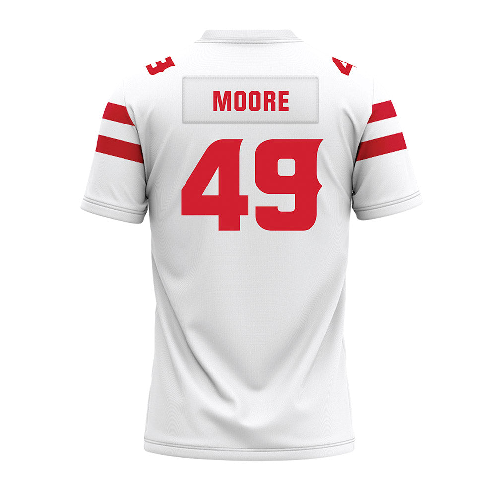 Louisiana - NCAA Football : Travin Moore - White Premium Football Jersey-1