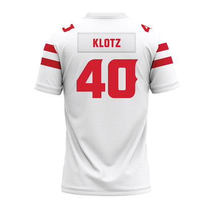 Louisiana - NCAA Football : Logan Klotz - White Premium Football Jersey