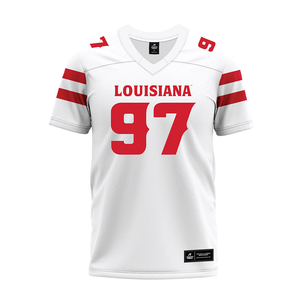 Louisiana - NCAA Football : Lance Williams - White Premium Football Jersey