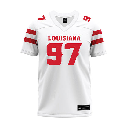 Louisiana - NCAA Football : Lance Williams - White Premium Football Jersey