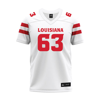 Louisiana - NCAA Football : Ryan Ebrahim - White Premium Football Jersey