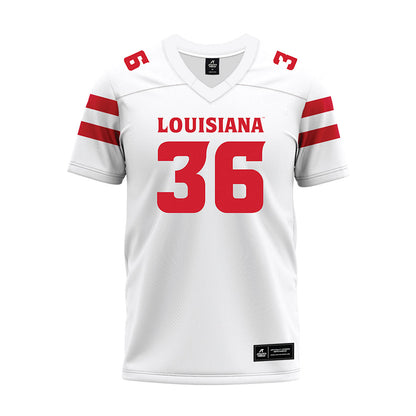 Louisiana - NCAA Football : Maurion Eleam - White Premium Football Jersey